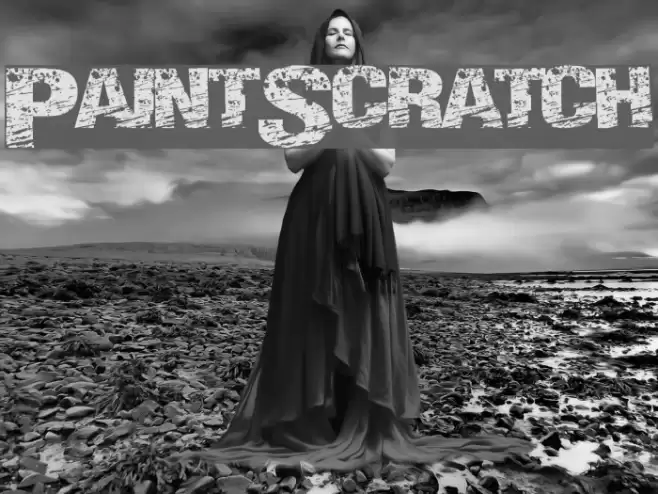 PaintScratch Font examples