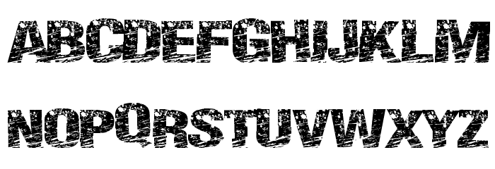 PaintScratch Font LOWERCASE
