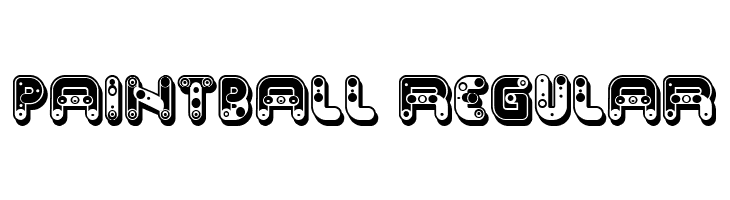 Paintball Regular  Free Fonts Download