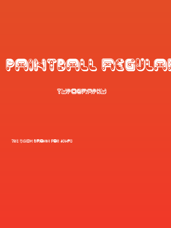 Paintball Regular Poster