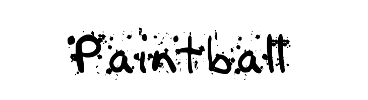 Paintball  免费字体下载