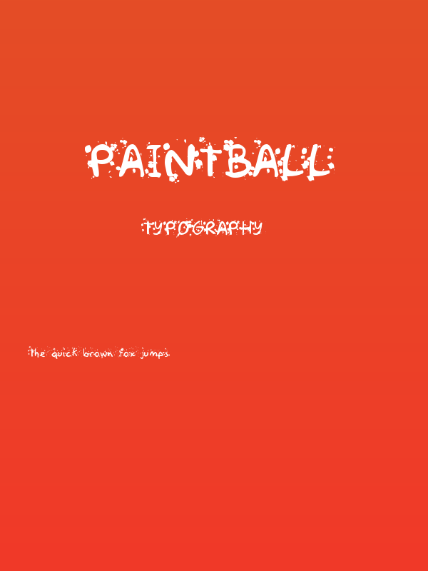 Paintball Poster