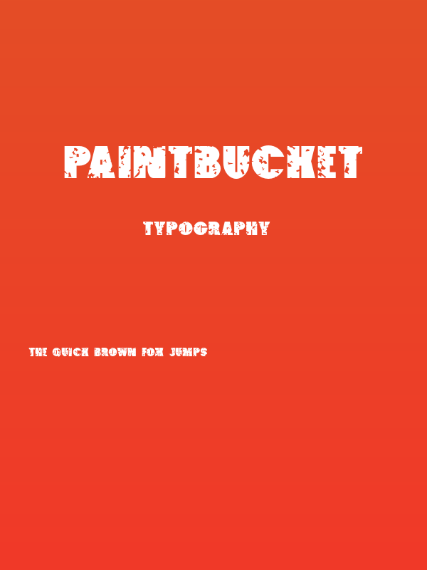 Paintbucket Poster