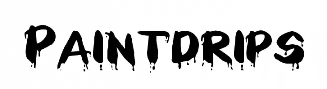 Paintdrips  免费字体下载