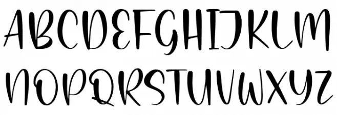 Painted Gallery Schriftart Groß