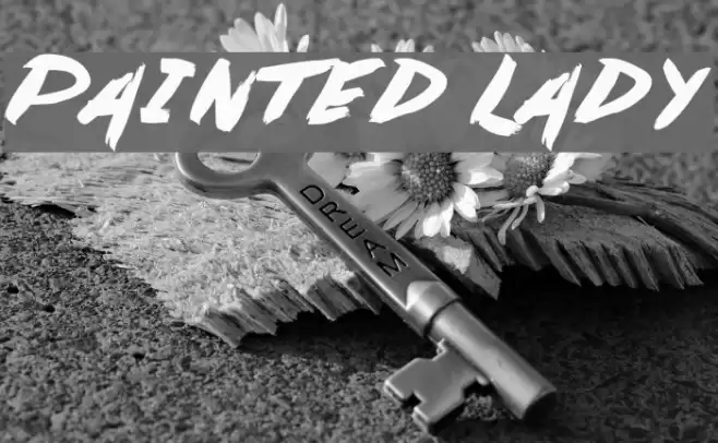 Painted Lady Font examples