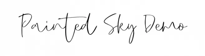 Painted Sky Demo  تنزيل الخطوط