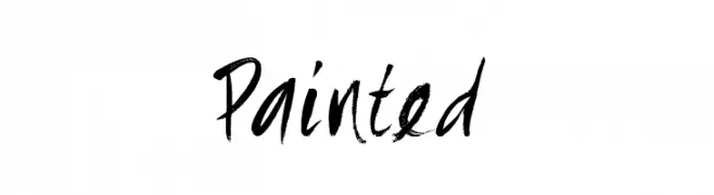 Painted  Fuentes Gratis Descargar