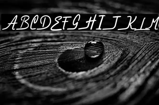 Painted Font examples