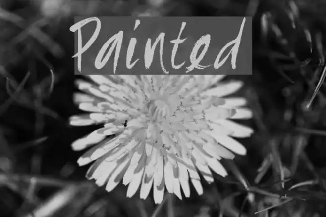 Painted Font examples