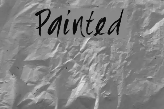 Painted Font examples