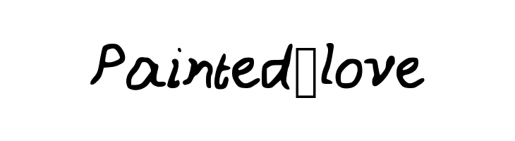 Painted_love  Fuentes Gratis Descargar