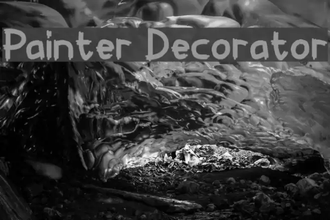 Painter Decorator Font examples