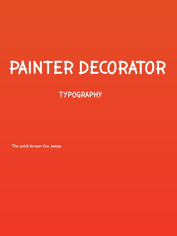 Painter Decorator Poster