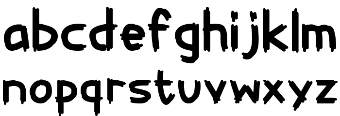 Painter Decorator Font LOWERCASE