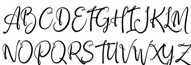 Painter in the Heart خط أحرف كبيرة