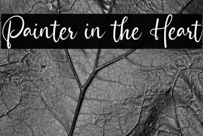 Painter in the Heart خط examples