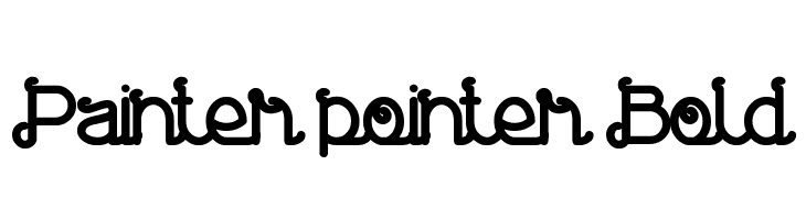 Painter pointer Bold  les polices de caractères gratuit tlcharger