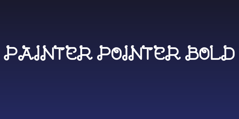 Painter pointer Bold Social Header