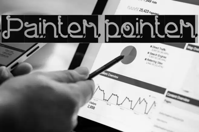 Painter pointer Шрифта examples