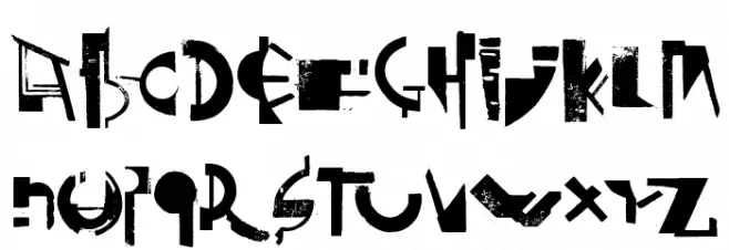 Painter Schriftart Groß
