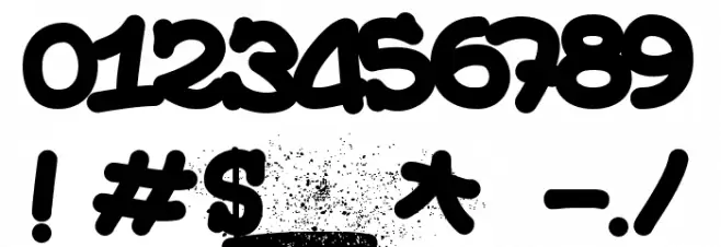 Painterz Font OTHER CHARS