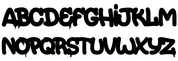 Painterz Font LOWERCASE
