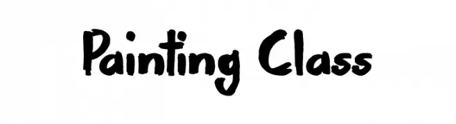 Painting Class  Fuentes Gratis Descargar