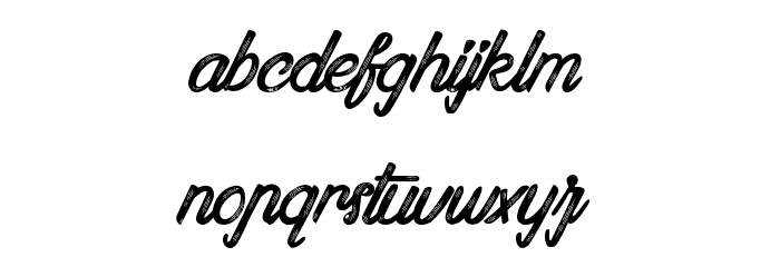 Painting in the Sunlight Font LOWERCASE