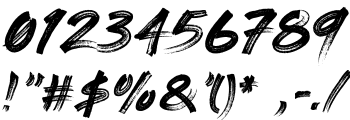 PaintingWithChocolate Font OTHER CHARS
