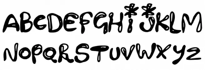 Paintling Шрифта ВЕРХНИЙ