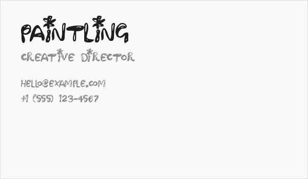 Paintling Business Card