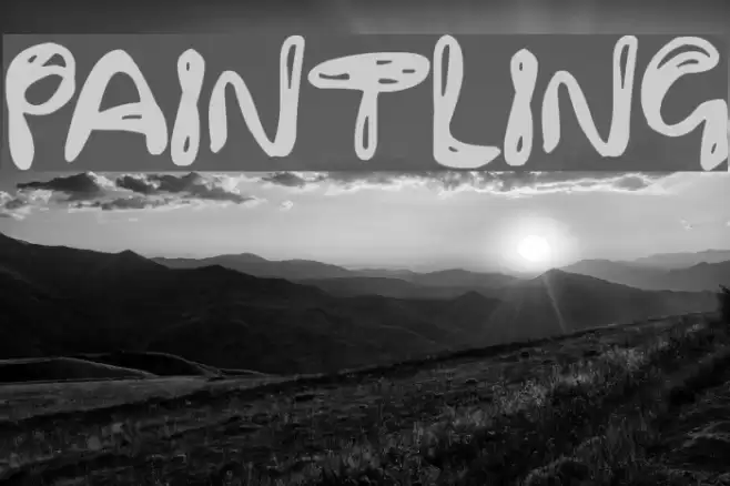 Paintling Font examples