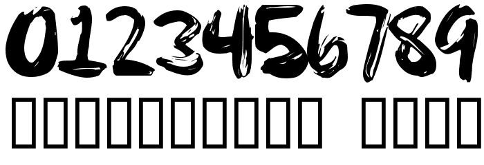 PaintyPaint 1 Font OTHER CHARS