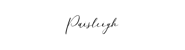 Paisleigh  les polices de caractères gratuit tlcharger