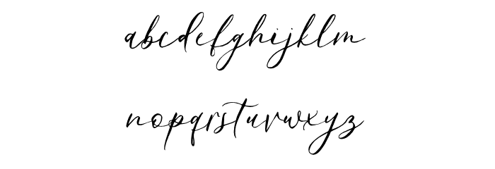 Paisleigh Font LOWERCASE