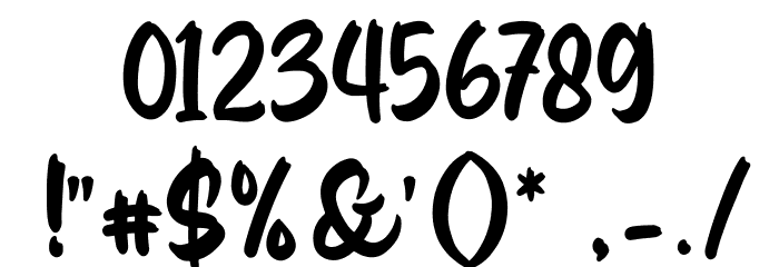 Paisley Cupcake Regular Font OTHER CHARS