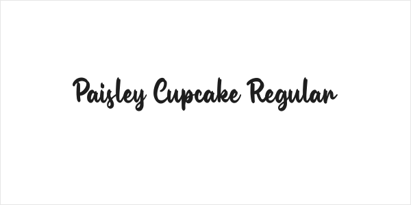 Paisley Cupcake Regular Logo