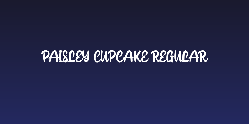 Paisley Cupcake Regular Social Header