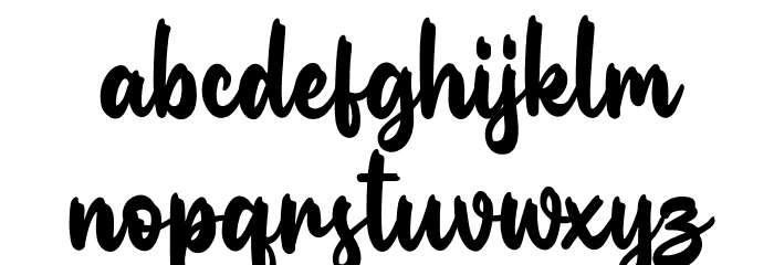 Paisley Cupcake Regular Font LOWERCASE