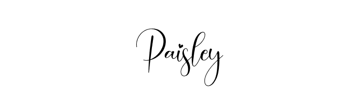 Paisley  Descarca Fonturi Gratis
