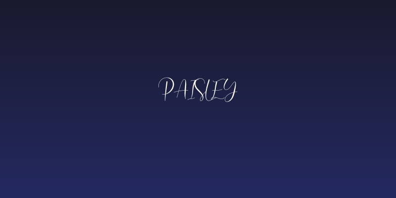 Paisley Social Header