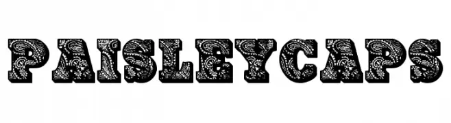 PaisleyCaps  baixar fontes gratis