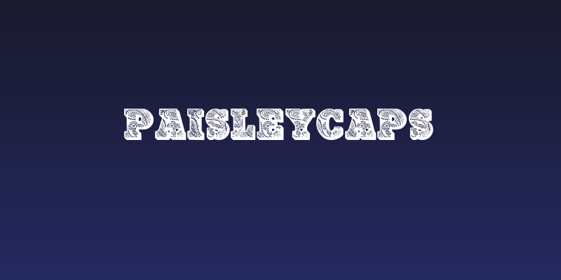 PaisleyCaps Social Header