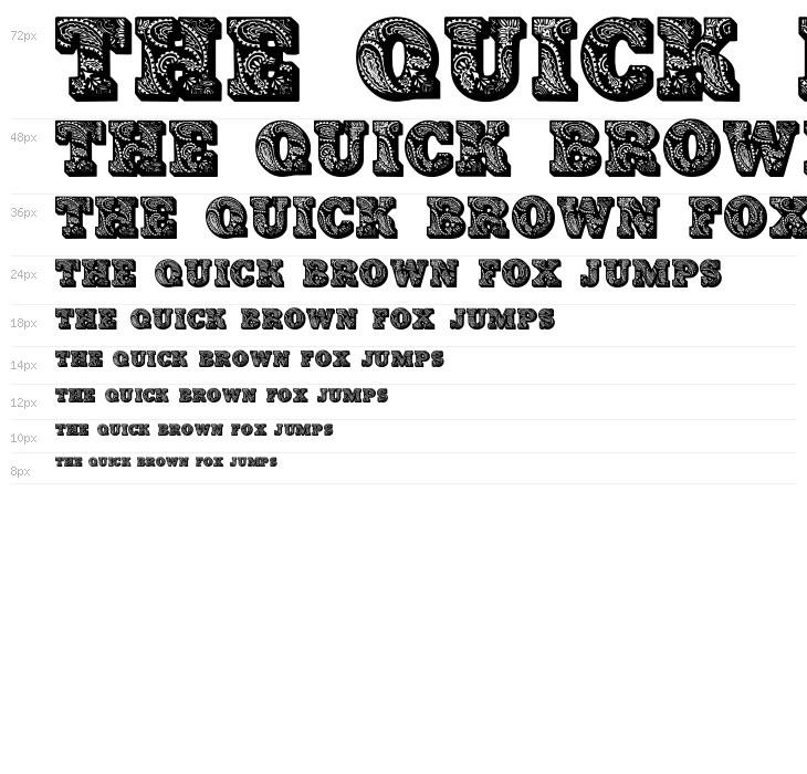 PaisleyCaps Waterfall