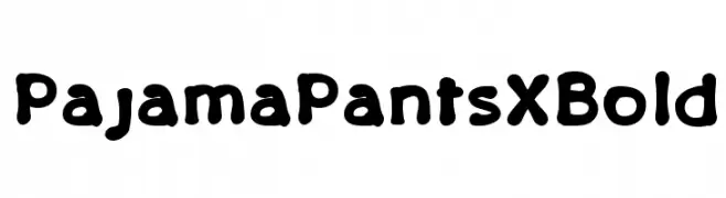 PajamaPantsXBold  Descarca Fonturi Gratis