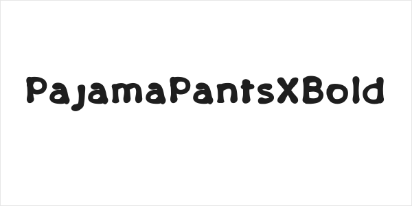 PajamaPantsXBold Logo