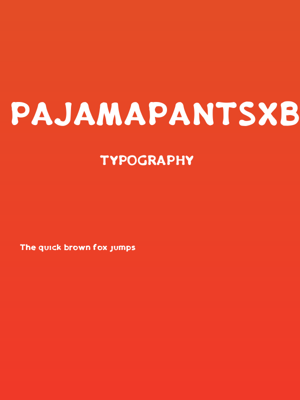 PajamaPantsXBold Poster