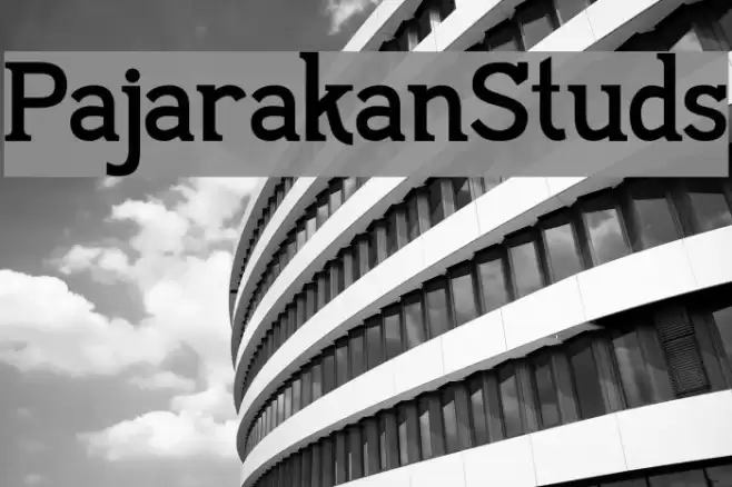 PajarakanStuds Font examples