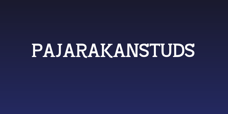 PajarakanStuds Social Header
